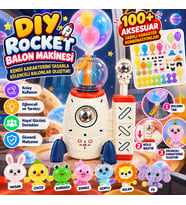 Rocket Balon Makinesi Kendi Karakterini Tasarla 100+ Aksesuarla Eğlenceli Balon Yapım Seti