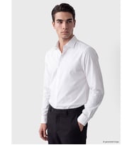 LCW BUSINESS Beyaz Slim Fit Poplin Erkek Gömlek