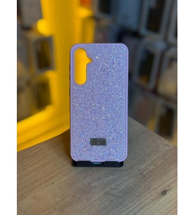 Samsung S23 FE Uyumlu Taş Desenli Silikon Yumuşak Kılıf (Pembe)