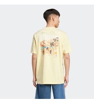 adidas KC4958 GRAPHIC TEE Erkek T-Shirt (Sarı)