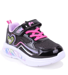 Marco Kids 03-26Y313 Siyah Ortopedik Günlük Işıklı Kız Çocuk Spor Ayakkabı