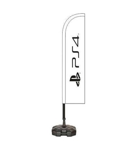 Play Station 4 Plaj Yelken Bayrağı