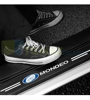Ford Mondeo Uyumlu Karbon Kapı Eşiği Koruma Araba Etiket Oto Sticker Yapıştırma 4 Parça