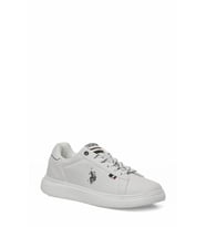 U.S. Polo Assn. Ares Rahat Hafif Sneaker Şık Günlük Ayakkabı (Beyaz)