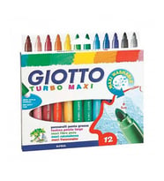Giotto Turbo Maxi Jumbo 12’Li Keçeli Kalem 454000