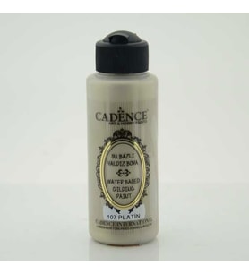 Cadence Su Bazlı Yaldız 120 ml. 107 Platin 