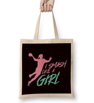 Girl Handball Player Handballer Ball Sports Coach Trainer Bez Çanta Uzun Saplı