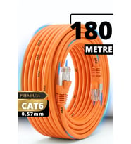 M107XT CAT6 Ethernet Kablosu 180 Metre 0.57mm UTP Outdoor Endüstriyel Kullanım İçin Uzun Mesafe LAN Kablosu