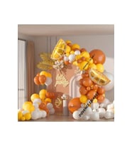 PORTAKAL DİLİMLİ FOLYO BALON ZİNCİR SET