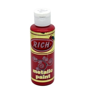 Rich Metalik Akrilik Boya 120 cc. 746 KIRMIZI 