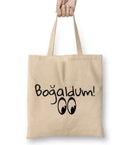 Boğaldum Karadeniz 01 Bez Çanta Uzun Saplı
