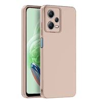 Note 12 5G Kılıf Nano İçi Kadife - Pudra