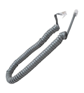 Telefon Spiral Kablo Gri