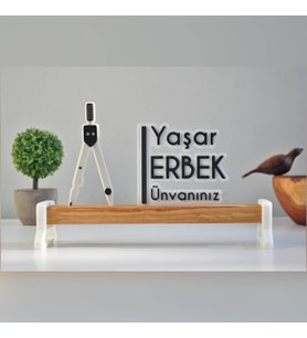 Ofis İsimliği 2 , Masa isimliği, İsimlik , Meslek İsimliği (Model 19)