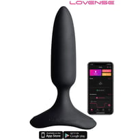 Lovense HUSH 2 Telefon ve Bluetooth Kontrollü  Plug 1¨ (Siyah)