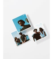 Kişiye Özel 6 Adet Mini Kare Foto Magnet – Laminasyon&PVC Kaplama (Şeffaf)