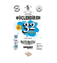 5. Sınıf Güçlendiren 32 Haftalık Matematik Kazanım Denemeleri ve Telefon Standı