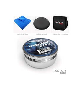 Factor360 Oto Seramik Etkili Wax Boya Koruma Parlatma Cilası (Ceramic Wax) Blue Edition