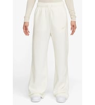 Nike Sportswear Plush Pack Wide Legs Womens Pant.Bol Kesim Geniş Paça Kadın Peluş Eşofman Altı Krem