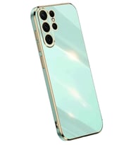 Durukar® Samsung Galaxy S24 Ultra Kılıf Volet Silikon - Açık Yeşil