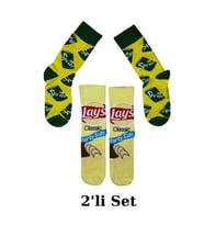 Lays ve Sprite Desnli 2'li Çorap Seti