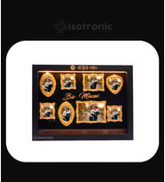 İsotronic Kişiye Özel Fotoğraf Çerçevesi – Biz Müzesi Siyah Amber Led