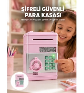 Şifreli Elektronik Para Biriktirme Kumbarası Büyük Kapasiteli