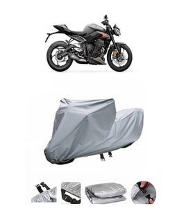 Triumph Street Triple R  Gri Motosiklet Brandası ARKA ÇANTA UYUMLU DEĞİLDİR
