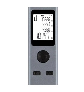 ShopyTech Mini USB Şarjlı Lazer Metre 50 m Dijital Mesafe Ölçer Alan/Hacim Hesabı Pisagor Sürekli Öl