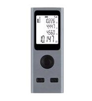 ShopyTech Mini USB Şarjlı Lazer Metre 50 m Dijital Mesafe Ölçer Alan/Hacim Hesabı Pisagor Sürekli Öl