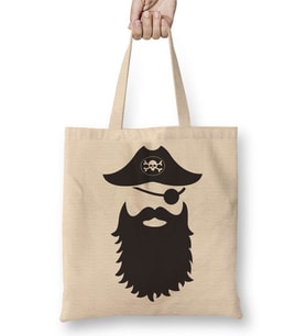 Piratanerd Bez Çanta Uzun Saplı