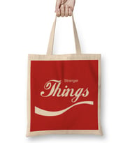 Stranger Things Coca Cola Bez Çanta Uzun Saplı