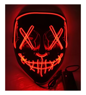 LED Işıklı Turuncu Maske