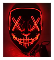 LED Işıklı Turuncu Maske