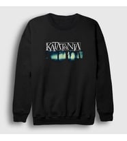 Presmono Unisex Siyah Forest Katatonia Sweatshirt 89803tt