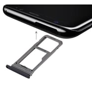 Samsung Galaxy S8+ Plus Sim Hafıza Kart Okuyucu-siyah