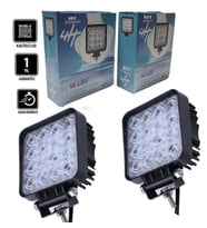 2 Adet 16 Ledli Çalışma Lambası Kalınlık 40mm 8-110 Volt Ip67