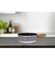 Forte Black Emaye Ahşap Kulplu Mini Tava