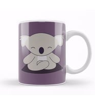 Yoga Loving Kawaii Cute Koala Kupa Bardak Porselen