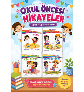 Okul Öncesi Eğitici Öyküler (4 Kitap)