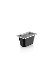 Plastport Kırılmaz Saklama Kabı - Siyah 0,85 Lt