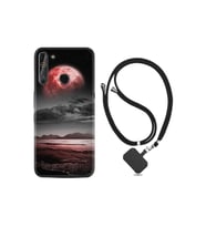 Casper Via X20 Kılıf Resimli Desenli Silikon Boyun Askılı Red World 1836