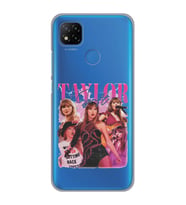 Redmi 9C / Redmi 10A Uyumlu Taylor Swift Desenli Şeffaf Telefon Kılıfı