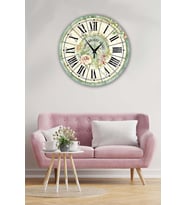 Bilge Retro Tasarımlı Duvar Saati 35 X 35 Cm (Baskılı)