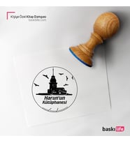 Kişiye Özel Kitap Damgası Kitap Mührü Kaşe Kitap Mühür Özel Damga 10