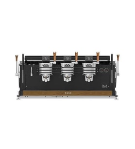 Dalla Corte ZERO-3-DN Zero Barista (3 Gruplu) Kahve Makinesi, Siyah Ceviz