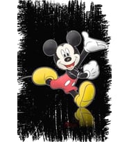 Mickey Mouse Tasarımlı Ahşap Poster