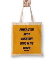 Princess Diana Quotes Art Gift -UK Vintage Retro Style Bez Çanta Uzun Saplı