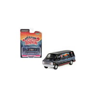 Greenlight Hobby Exclusive Series 1977 Dodge B-100 Van Keep On Vannin Siyah 1/64 Model Araba