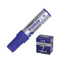 Permanent Markör Marker Kesik Uçlu Koli Kalemi Mavi 7 mm Mr-6010 1 Adet